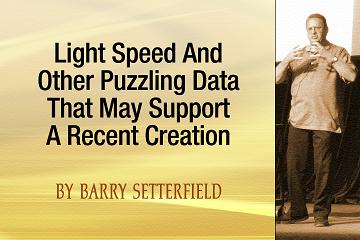 Light Speed and Other Puzzling Data