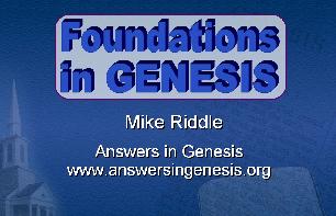 Foundations in Genesis